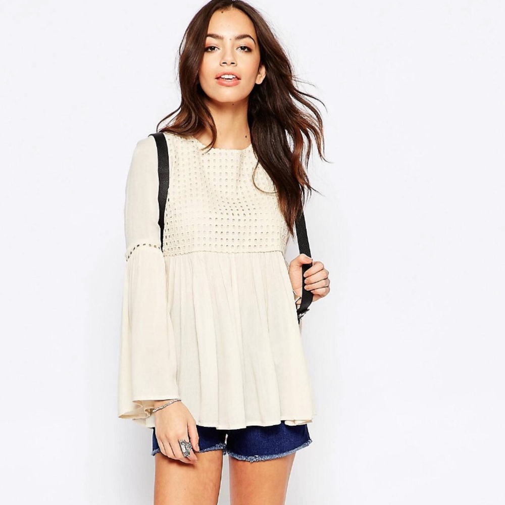 ASOS Open Back Bell Sleeve Tunic